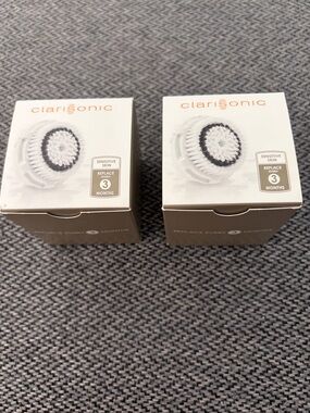 Clarisonic Replacement Brush Head Twin Pack For Sensitive Skin, 2 Packs Of 2